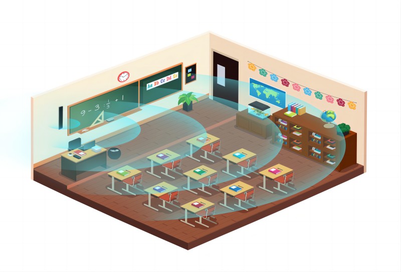 清聽聲學(xué)均衡聲場(chǎng)的教室音箱