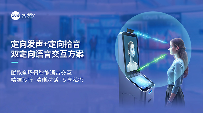 清聽聲學定向發(fā)聲+定向拾音，雙定向語音交互方案
