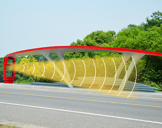 公交站臺定向揚聲器提供清晰車輛到站信息，避免聲音擴散，維護環(huán)境寧靜。