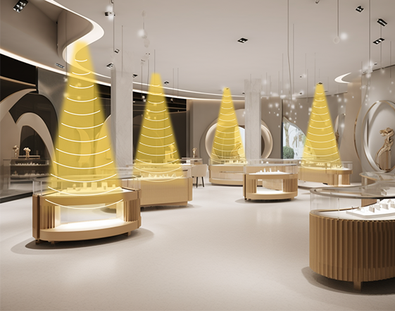 專柜定向喇叭提供區(qū)域專屬信息和促銷活動介紹，避免干擾，增強購物體驗。